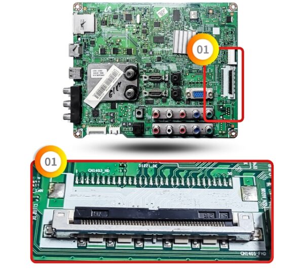 PLACA PRINCIPAL PARA TV LN40C530F1M MODELO BN41-01504A - Image 2